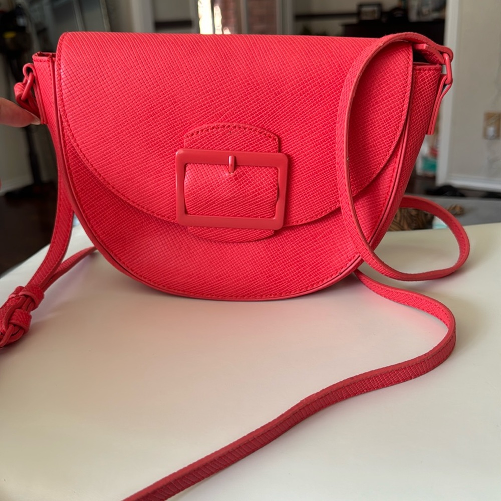 Crossbody- Neon orange bag